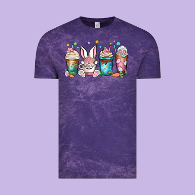 Easter Coffee Cups Vintage Tee Designed By Maliassmallbusiness