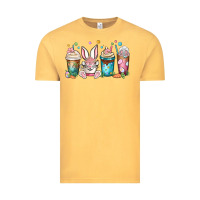 Vintage Mustard easter coffee cups Vintage Tee - MaliasSmallBusiness