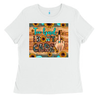 White too bad i don't care Ladies Tee - JahusDesignShop