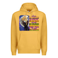 Mustard when witches go riding Premium Hoodie - CowGirlArtShop