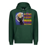 Sports Green when witches go riding Premium Hoodie - CowGirlArtShop