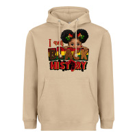 Mushroom i am black history black girl peekaboo juneteenth Heavyweight Hoodie - CowGirlArtShop