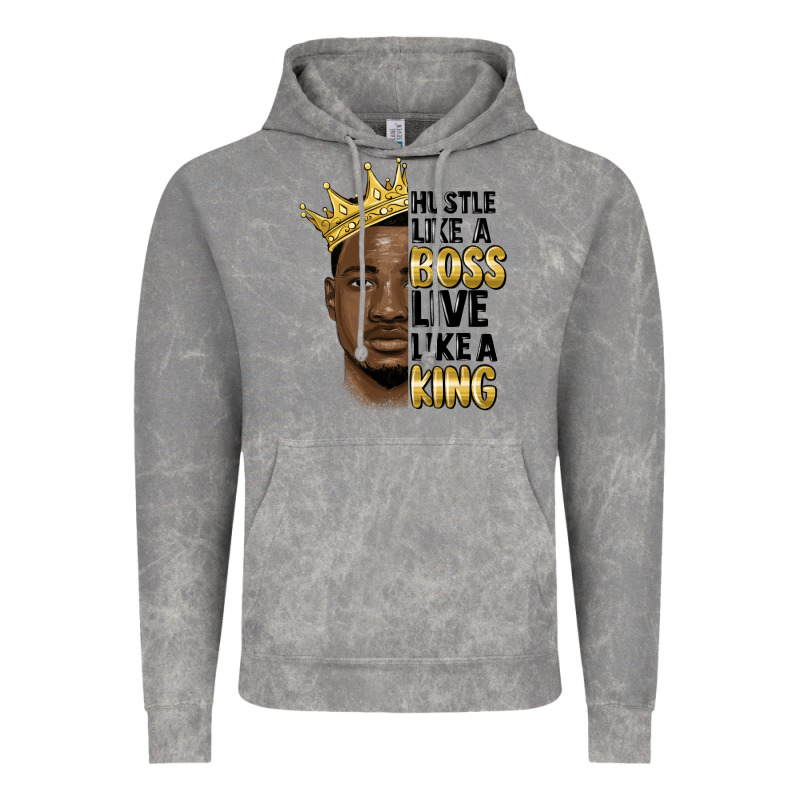 Hustle Like A Boss Live Like A King Malia Vintage Hoodie by MaliasSmallBusiness | Teevron