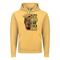 Vintage Mustard hustle like a boss live like a king malia Vintage Hoodie - MaliasSmallBusiness