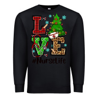 Black love nurse life christmas Premium Sweatshirt - CowGirlArtShop