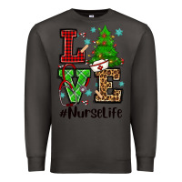 Smoke love nurse life christmas Premium Sweatshirt - CowGirlArtShop