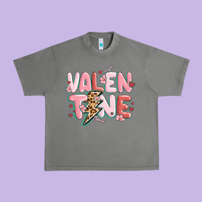 Valentine Urban Heavy Tee Designed By Maliassmallbusiness