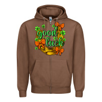 Chestnut st.patricks good luck Zipper Hoodie - NancyCooperArtShop