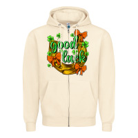 Sandshell st.patricks good luck Zipper Hoodie - NancyCooperArtShop
