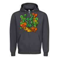 Smoke st.patricks good luck Zipper Hoodie - NancyCooperArtShop