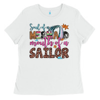 White soul of a mermaid mouth of a sailor Ladies Tee - JahusDesignShop