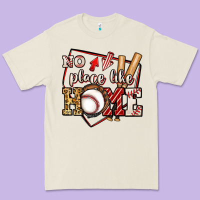 No Place Like Home Baseball Premium Tee Designed By Jasminsmagicworld