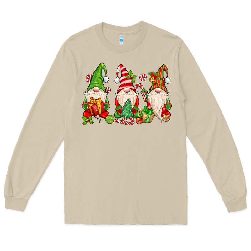 Christmas Gnomes Long Sleeve Tee by MaliasSmallBusiness | Teevron