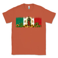 Copper lady of guadalupe mexican flag Classic Tee - JahusDesignShop