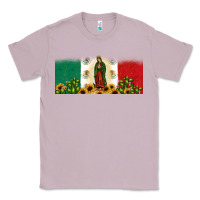 Lilac lady of guadalupe mexican flag Classic Tee - JahusDesignShop