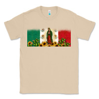 Mushroom lady of guadalupe mexican flag Classic Tee - JahusDesignShop