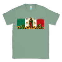 Sage lady of guadalupe mexican flag Classic Tee - JahusDesignShop