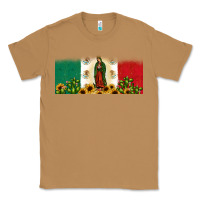Toasted Coconut lady of guadalupe mexican flag Classic Tee - JahusDesignShop