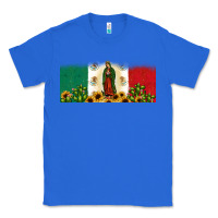 True Royal lady of guadalupe mexican flag Classic Tee - JahusDesignShop