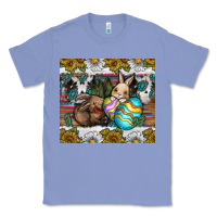 Colony Blue easter Classic Tee - CowhideDigitalArt