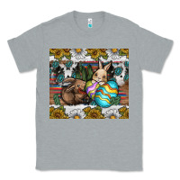 Heather Grey easter Classic Tee - CowhideDigitalArt