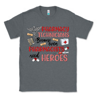 Charcoal Heather pharmacy technicians Classic Tee - MaliasSmallBusiness