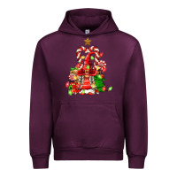 Mauve Wine christmas  gnomes Urban Hoodie - FaDigitalArtStudio