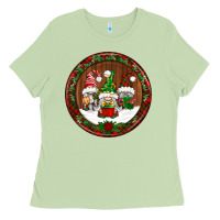 Matcha christmas gnomies christmas ornament Ladies Tee - BundleAndBundleShop