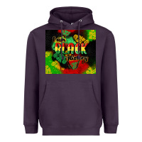 Plum i am black history tumbler cowgirl Heavyweight Hoodie - CowGirlArtShop