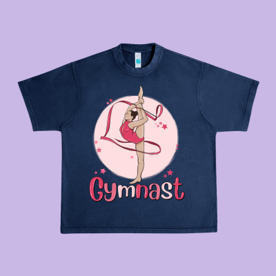 Gymnast Urban Heavy Tee Designed By Maliassmallbusiness