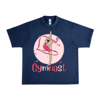 Navy gymnast Urban Heavy Tee - MaliasSmallBusiness