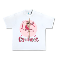 White gymnast Urban Heavy Tee - MaliasSmallBusiness