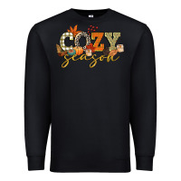Black cozy season Premium Sweatshirt - CowGirlArtShop