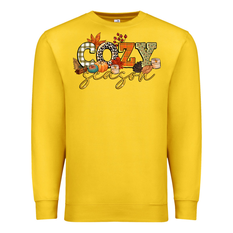 Cozy Season Premium Sweatshirt by CowGirlArtShop | Teevron