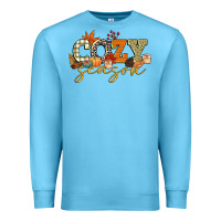 Ocean Blue cozy season Premium Sweatshirt - CowGirlArtShop