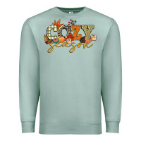 Seafoam cozy season Premium Sweatshirt - CowGirlArtShop