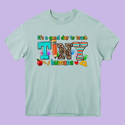 Its A Good Day To Teach Tiny Humans Heavy Core Tee Designed By Adodesignshop