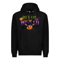Black lets get wicked Premium Hoodie - CowGirlArtShop