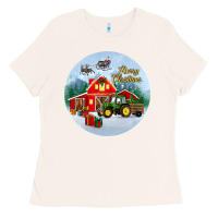 Bone merry christmas small town christmas ornament Ladies Tee - BundleAndBundleShop