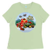 Matcha merry christmas small town christmas ornament Ladies Tee - BundleAndBundleShop