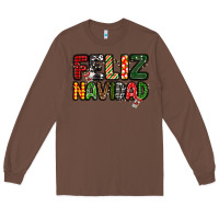 Chestnut feliz navidad Long Sleeve Tee - MaliasSmallBusiness