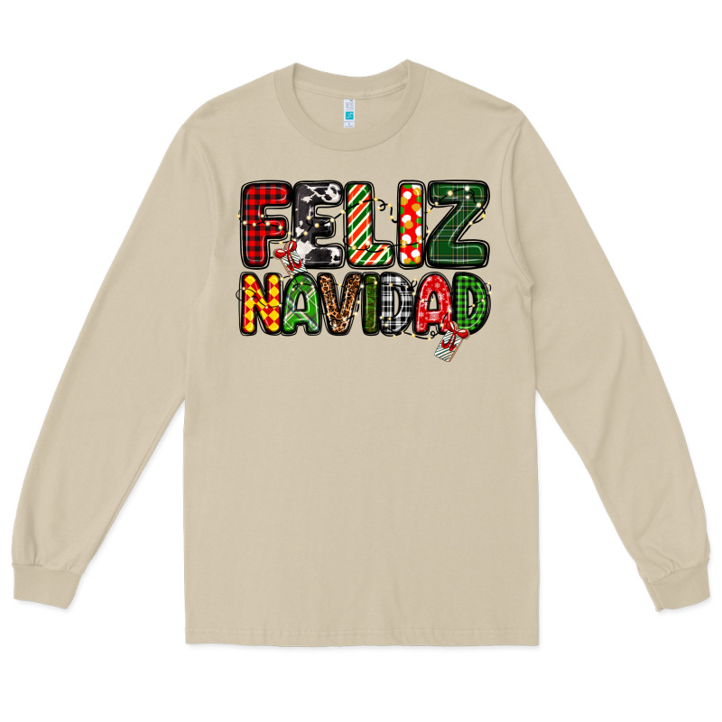 Feliz Navidad Long Sleeve Tee by MaliasSmallBusiness | Teevron