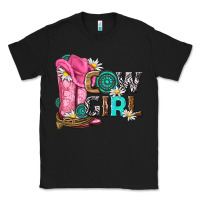 Black western cowgirl Classic Tee - NancyCooperArtShop