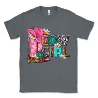 Charcoal Heather western cowgirl Classic Tee - NancyCooperArtShop
