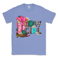 Colony Blue western cowgirl Classic Tee - NancyCooperArtShop