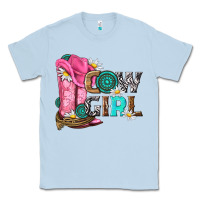 Dusty Blue western cowgirl Classic Tee - NancyCooperArtShop