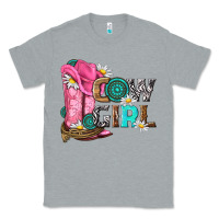 Heather Grey western cowgirl Classic Tee - NancyCooperArtShop