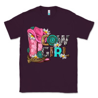 Plum western cowgirl Classic Tee - NancyCooperArtShop