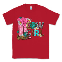 Red western cowgirl Classic Tee - NancyCooperArtShop