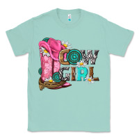 Seafoam western cowgirl Classic Tee - NancyCooperArtShop